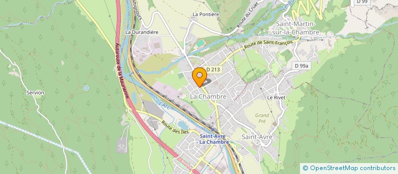 localisation de l'entreprise MONSIEUR JEAN HENARD  LA CHAMBRE