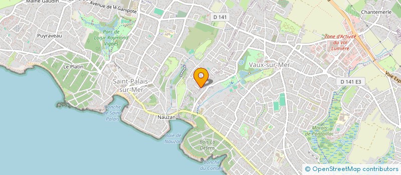 localisation de l'entreprise MONSIEUR JEAN HENRI  SAINT-PALAIS-SUR-MER