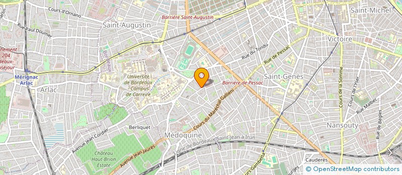 localisation de l'entreprise MONSIEUR JEAN-HENRI BOBER  BORDEAUX
