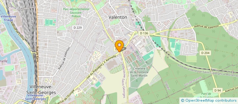 localisation de l'entreprise MONSIEUR JEAN-HENRI HOFFMANN  VILLENEUVE-SAINT-GEORGES