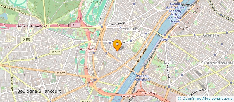 localisation de l'entreprise MONSIEUR JEAN-HENRI LEGORJU  PARIS