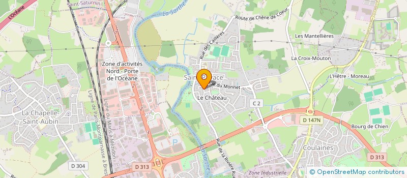 localisation de l'entreprise MONSIEUR JEAN HENRI MAISONNEUVE  SAINT-PAVACE