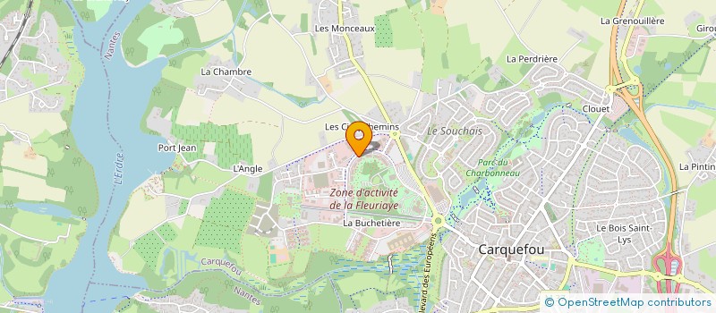 localisation de l'entreprise MONSIEUR JEAN-HENRI MENAGER à CARQUEFOU