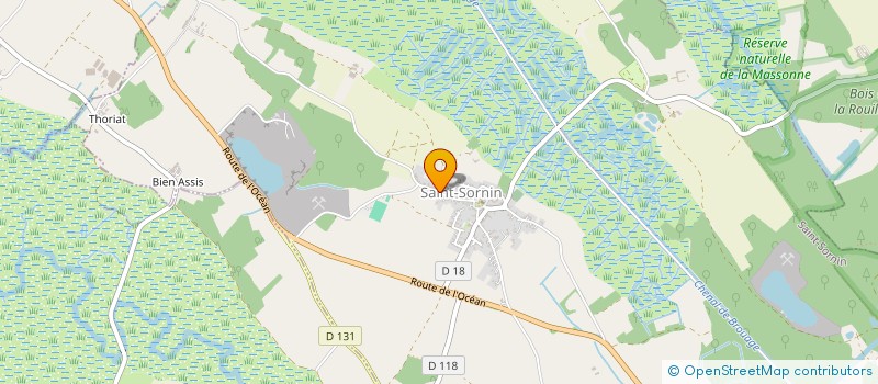 localisation de l'entreprise MONSIEUR JEAN-HENRI PINEL-PESCHARDIERE  SAINT-SORNIN