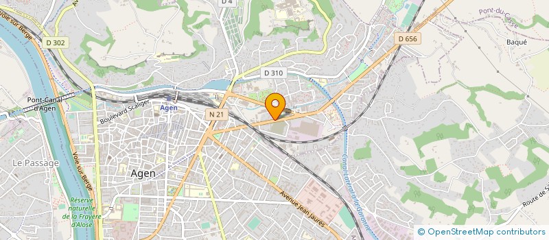 localisation de l'entreprise MONSIEUR JEAN HENRI TRAN  AGEN