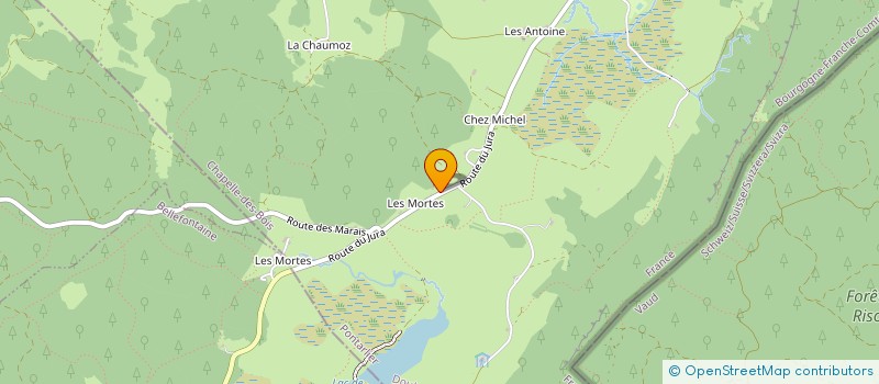 localisation de l'entreprise MONSIEUR JEAN HENRIET à CHAPELLE-DES-BOIS