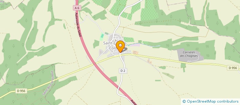 localisation de l'entreprise MONSIEUR JEAN HENRY  SAINT-CYR-LES-COLONS