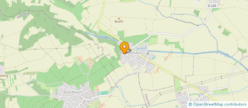 localisation de l'entreprise MONSIEUR JEAN HENRY  KUTTOLSHEIM