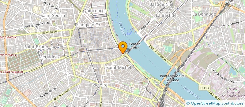 localisation de l'entreprise MONSIEUR JEAN HENRY à BORDEAUX