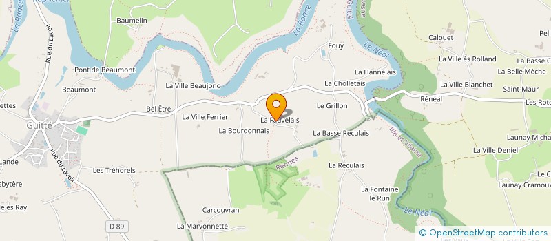 localisation de l'entreprise MONSIEUR JEAN HENRY à GUITTE