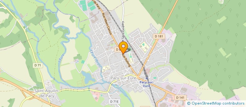 localisation de l'entreprise MONSIEUR JEAN HENRY  PACY-SUR-EURE