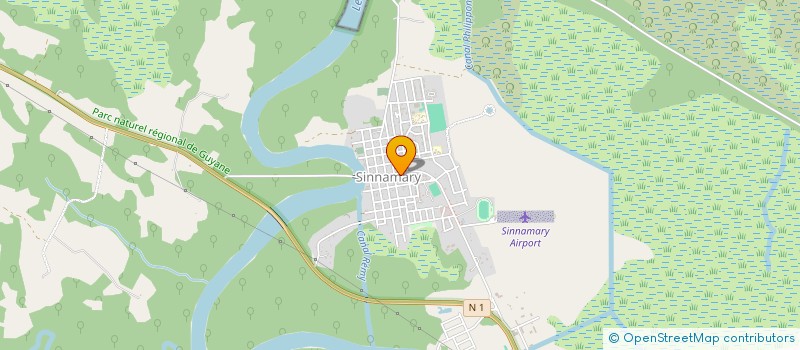 localisation de l'entreprise MONSIEUR JEAN-HENS BENOIT  SINNAMARY