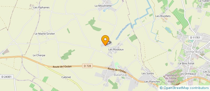 localisation de l'entreprise MONSIEUR JEAN HERAUD à BALANZAC