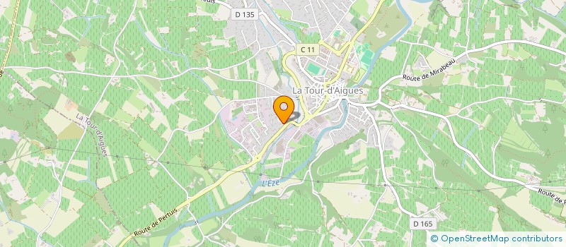 localisation de l'entreprise MONSIEUR JEAN HERAUD  LA TOUR D'AIGUES