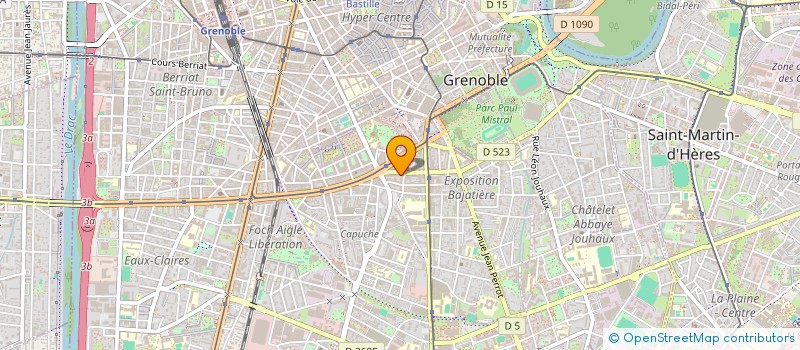 localisation de l'entreprise MONSIEUR JEAN HERAULT  GRENOBLE