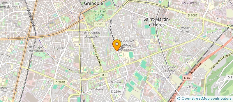 localisation de l'entreprise MONSIEUR JEAN HERAULT à GRENOBLE