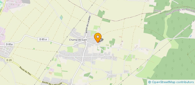 localisation de l'entreprise MONSIEUR JEAN HERBAUD  SAINT-GEORGES-LES-BAILLARGEAUX