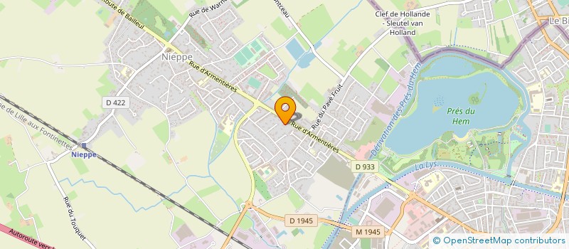 localisation de l'entreprise MONSIEUR JEAN HERBAUT à NIEPPE