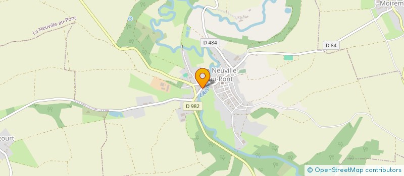 localisation de l'entreprise MONSIEUR JEAN HERBILLON  LA NEUVILLE-AU-PONT