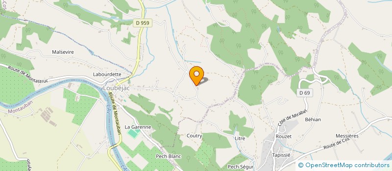 localisation de l'entreprise MONSIEUR JEAN HERDUIN  L'HONOR-DE-COS