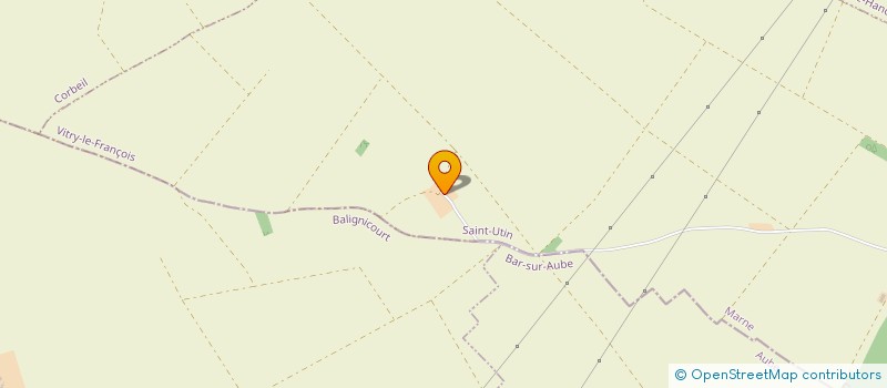 localisation de l'entreprise MONSIEUR JEAN HERLOT  SAINT-UTIN