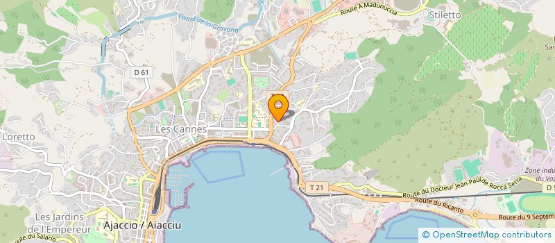 localisation de l'entreprise MONSIEUR JEAN HERMAND à AJACCIO