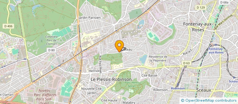 localisation de l'entreprise MONSIEUR JEAN HERMITTE à LE PLESSIS-ROBINSON