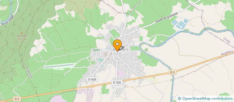 localisation de l'entreprise MONSIEUR JEAN HERNANDEZ  ARGELIERS