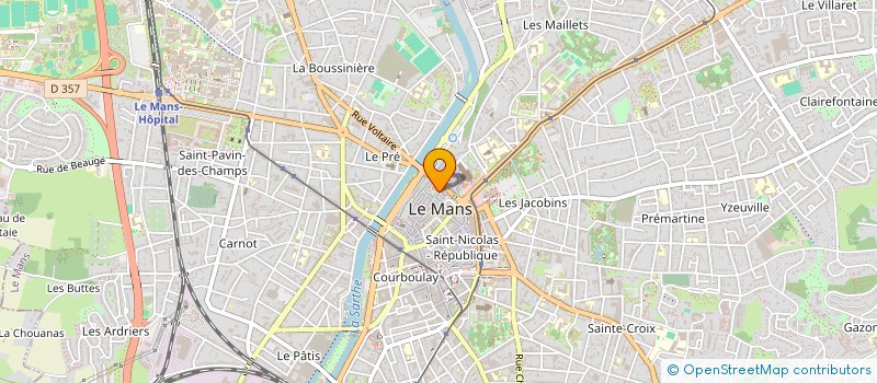 localisation de l'entreprise MONSIEUR JEAN HERNIOU à LE MANS