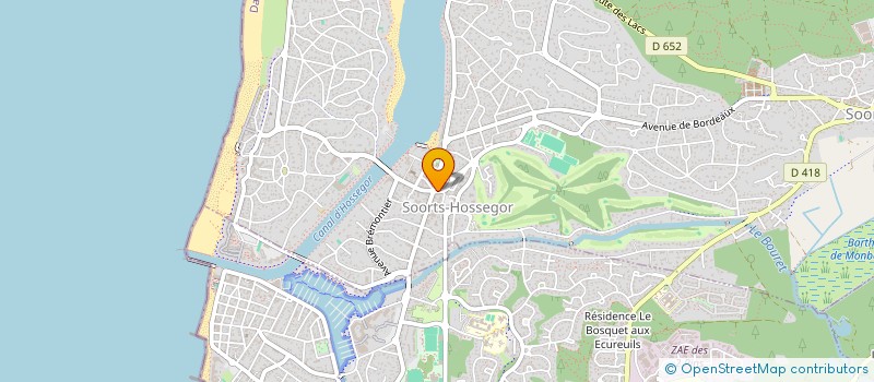 localisation de l'entreprise MONSIEUR JEAN HERRERA  SOORTS-HOSSEGOR