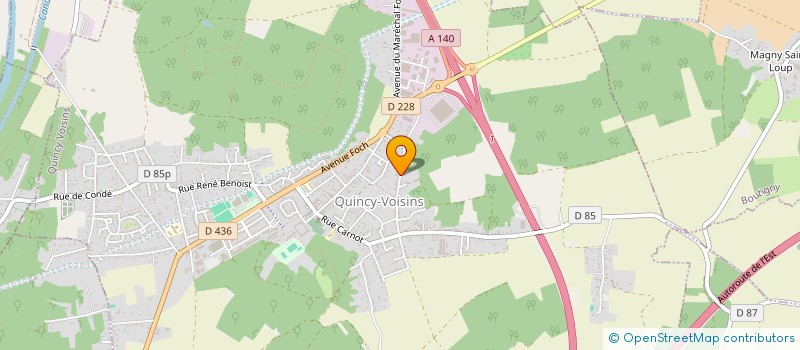 localisation de l'entreprise MONSIEUR JEAN HERRY  QUINCY-VOISINS