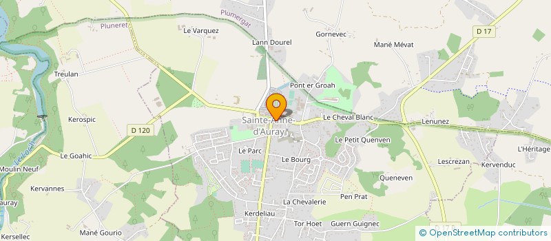 localisation de l'entreprise MONSIEUR JEAN HERVE à SAINTE-ANNE-D'AURAY