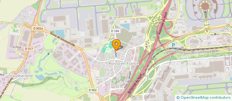 localisation de l'entreprise MONSIEUR JEAN HERVE  ROISSY-EN-FRANCE