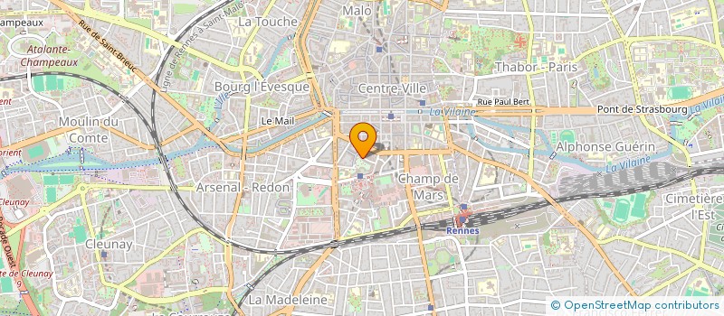 localisation de l'entreprise MONSIEUR JEAN HERVE BIZET à RENNES