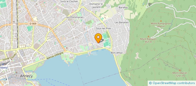 localisation de l'entreprise MONSIEUR JEAN-HERVE FAVRE à ANNECY