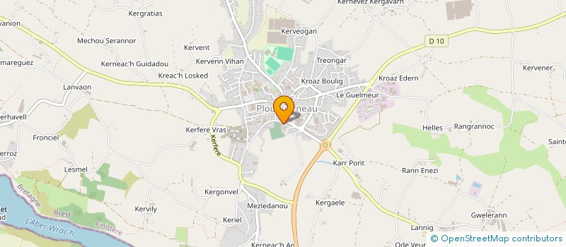 localisation de l'entreprise MONSIEUR JEAN HERVE NICOLAS  PLOUGUERNEAU
