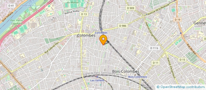 localisation de l'entreprise MONSIEUR JEAN HERVET à COLOMBES