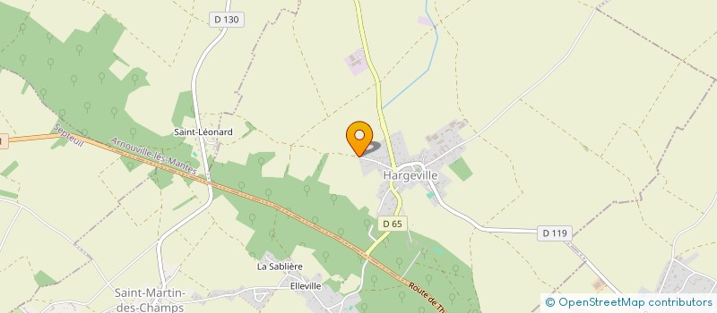 localisation de l'entreprise MONSIEUR JEAN HERVIEU  HARGEVILLE