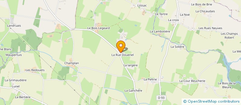 localisation de l'entreprise MONSIEUR JEAN HERVOCHON  TRESBUF