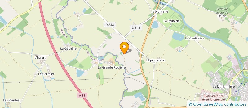 localisation de l'entreprise MONSIEUR JEAN HERVOUET à MONTAIGU-VENDEE