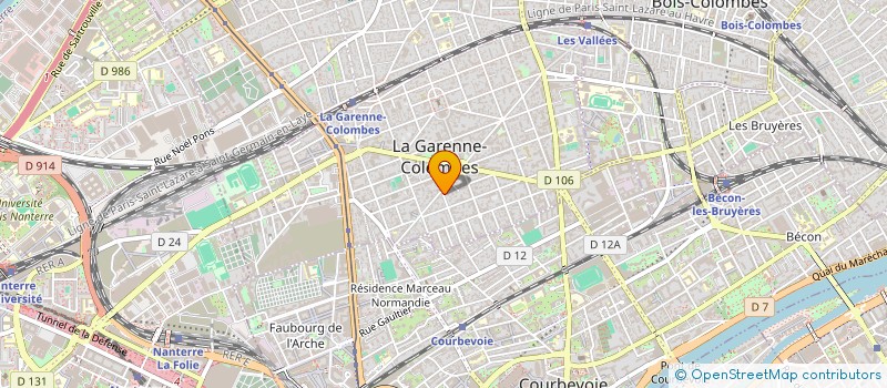 localisation de l'entreprise MONSIEUR JEAN HERY  LA GARENNE-COLOMBES