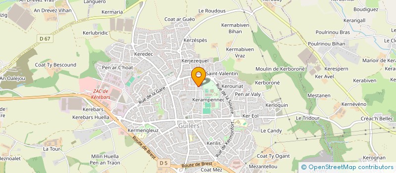 localisation de l'entreprise MONSIEUR JEAN HERY  GUILERS