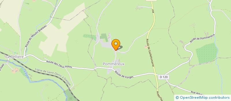 localisation de l'entreprise MONSIEUR JEAN HEUDE  POMMEREUX