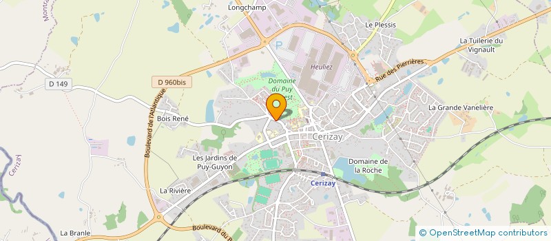 localisation de l'entreprise MONSIEUR JEAN HEULIEZ à CERIZAY