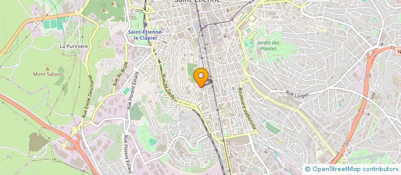 localisation de l'entreprise MONSIEUR JEAN HEYRAUD  SAINT-ETIENNE