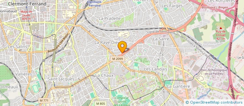 localisation de l'entreprise MONSIEUR JEAN HEYSEN  CLERMONT-FERRAND