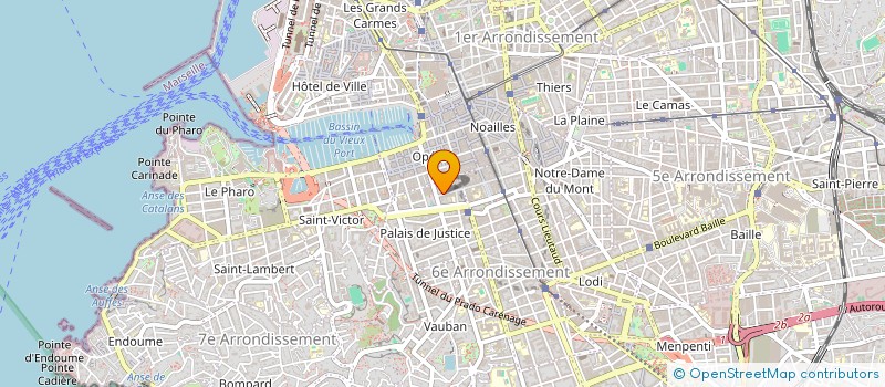 localisation de l'entreprise MONSIEUR JEAN HIDOUX  MARSEILLE