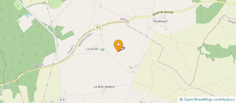 localisation de l'entreprise MONSIEUR JEAN HILAIRET  MAGNE