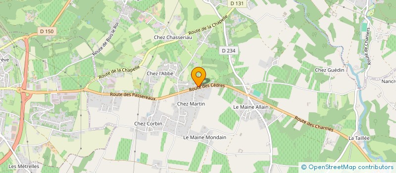 localisation de l'entreprise MONSIEUR JEAN HILLAIRET à CHANIERS