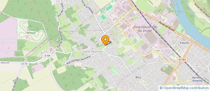localisation de l'entreprise MONSIEUR JEAN HILLION à SAINT-MARCEL